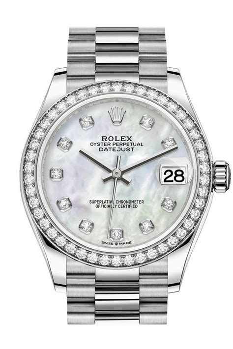 Rolex Datejust 31 31mm Mother Of Pear MOP L Dial Roman 